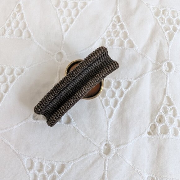 Antique Victorian Hair Bracelet with Cameo - Picture 5 of 5